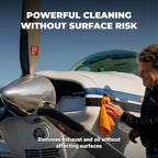 Corrosion Technologies Xhaust & Soot Remover, Superconcentrated Cleaner Degreaser For Exhaust Soot, Belly Grime, Brake Dust & Bug Splats, Multi Purpose Aircraft & Fleet Cleaning Solution, 1 Gallon
