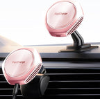 JOYMASS for MagSafe Car Mount Charger, 15W Fast Charging Magnetic Wireless Car Charger Phone Holder Mount Fits iPhone 15 Pro Max Plus 14 13 12 Mini MagSafe Case - Pink