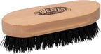 Weaver Livestock Barn Brush, Wooden Grooming Brush for Goat, Sheep, Pigs, Cattle, Stiff Bristles for Dirt Removal, Show Animal Grooming Tools