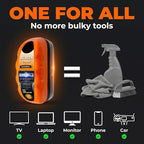 Car Screen Cleaner with Built-in Sponge | Effortlessly Removes Fingerprints, Dust and Make-up Stains | Anti Static Formula Safely Works on TV, Laptop, Computer Monitor, Phone, Dashboard & Console