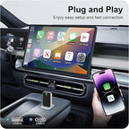 Wireless CarPlay Adapter for Apple & Android Auto, Convert Wired to Wireless,Plug & Play Auto-Connect, No Delay, BT 5.4, 2.4G/5G WiFi