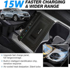 Wireless Car Charger Compatible with Honda CR-V/CRV Hybrid 2021 2022, 15W Qi Fast Charging Phone Charger Pad for 6th Gen Honda CR V Center Console Accessory Panel, Gift for Honda CRV Owners