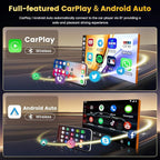 4+128GB Android 15 Car Stereo for Hyundai Santa Fe 2013-2017 Wireless Carplay Android Auto, 9 Inch Incell Touch Screen Car Stereo with GPS, Backup Camera, Bluetooth, FM/RDS, EQ, WiFi, SWC