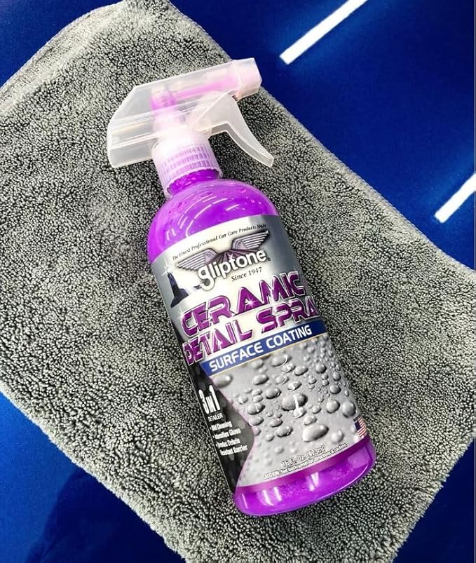 Gliptone Ceramic Detail Spray, Surface Coating, 3 in 1 Detailer, 16 Fl Oz Pack of 2