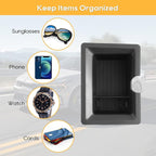 LFOTPP Center Console Organizer Tray for 2025 2026 Kia K5 (LXS/GT-Line/GT/EX), Armrest Storage Box Insert, OEM Fit, Non-Slip Waterproof Center Car Interior Accessory - Black