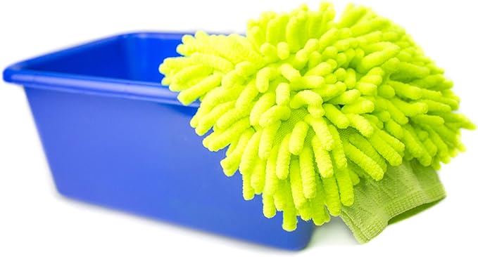Zwipes Chenille Microfiber Premium Scratch-Free Car Wash Mitt, 2-Pack, Color may vary