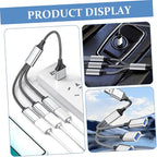 KALLORY USB Hub Splitter 1 Male to 3 Female Portable USB Power Adapter for Laptop and Car for Fast Charging and Data Sync