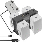 Hanatora Air 2S,Mavic Air 2 Wall & Car Charger Compatible with DJI Air 2S,Mavic Air Battery, 5 in 1 Rapid Multi Parallel Charging Hub Drone Accessories