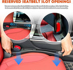 2026 New Car Seat Gap Filler Organizer,2PCS Car Seat Gap Plug with Storage Slot & American Flag Design,Universal Between Cars Seats Blocker Fits 0.98 to 1.57 inch Gaps