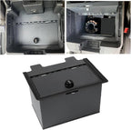 KUAFU Center Console Safe Gun Box Compatible with 2019-2023 Chevy Chevrolet Silverado GMC Sierra 1500 2500 3500 Replacement for 84081567 Console Organizer Locking Storage with 3-Digit Combo Password