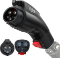VIPTOO Tesla to J1772 Adapter 60A 250V AC — NACS EV Charging Connector for Tesla Wall/Destination/Mobile Charger, Fast & Safe Charging (Black)