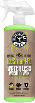 Chemical Guys EcoSmart Waterless Car Wash & Wax Ready To Use, Safe for Cars, Trucks, SUVs, Motorcycles, RVs & More, Extra Large 32 fl oz