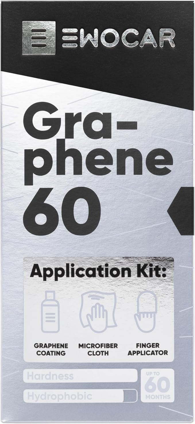 Graphene Ceramic Coating Set – Complete Car Paint Protection Kit with Hydrophobic Barrier, UV Resistance & Professional Mirror Gloss Finish