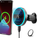 for MagSafe Car Wireless Charger Mount for iPhone 17/16/15/14/13/12 Series, Auto- Magnetic Tight Phone Holder with Fast Charging, Secure Air Vent, 360° Adjustable, Overheating Protection,(A10K)