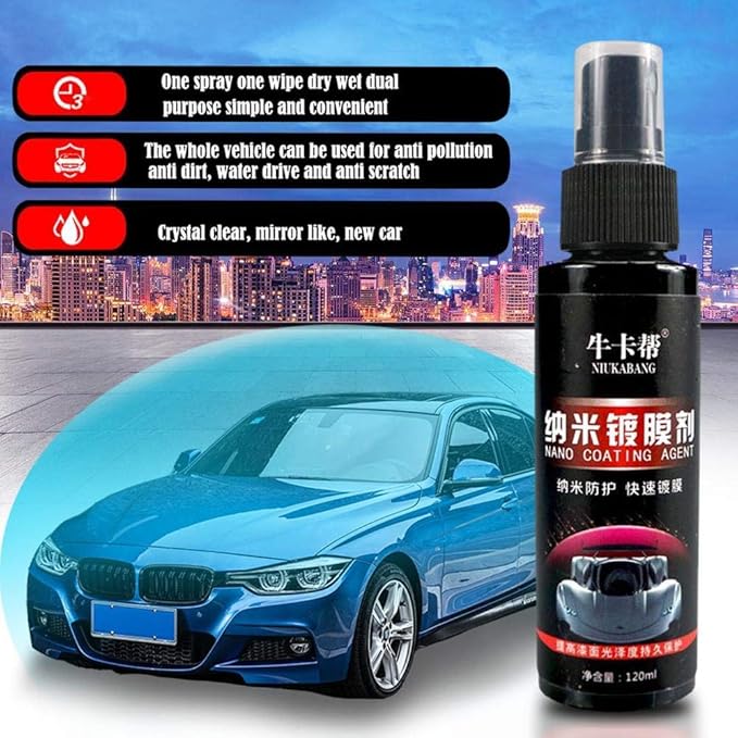 Car Nano Repairing Spray Oxidation Liquid Ceramic Coat Super Hydrophobic Glass (500ml)