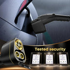 2-in-1 CCS & J1772 to Tesla Adapter - 250KW Fast CCS to Tesla Adapter, Compatible with Tesla Model S/3/X/Y/Cybertruck - Works with Electrify America, Blink, ChargePoint, and EVgo Station