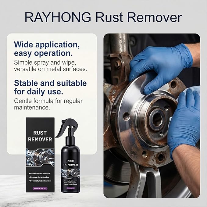 Iron Remover Spray Iron Out Fallout & Rust Remover for Car Detailing Safely Dissolves Iron Particles on Auto Paint, Wheels, Motorcycle, RV & Boat, Ideal Before Clay Bar, Wax & Car Wash
