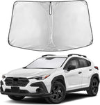 EcoNour Windshield Sunshade Compatible for Subaru Crosstrek 2024 2025 2026, Sun Visor for Front Windshield & Window Sun Shade Cover, UV Heat Blocker & Protector, Car Accessories