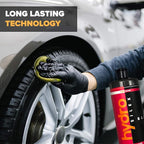 HydroSilex Car Tire Shine Gel and Conditioner. SIO2 & Black Dye Infused, No Sling Formula. Enhances Tires Color & Finish, Leaves Your Tires Looking Clean For Weeks. (16oz)