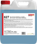 SONAX Multi Star All Purpose Cleaner | Powerful Concentrate for Interior & Exterior Cleaning | Safe on Carpet, Upholstery & Wheel Wells | Removes Grease, Grime & Stains | Pro-Strength | 627600 | 10L