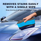 Car Wash Sponges, Soft Foam Sponges Extra Thick Large For Cleaning Non Scratch Sponges fit SUV RV Bike, Engineered for Rich Lather Ergonomic Grip Design Improve Cleaning Efficiency, Blue 3PCS