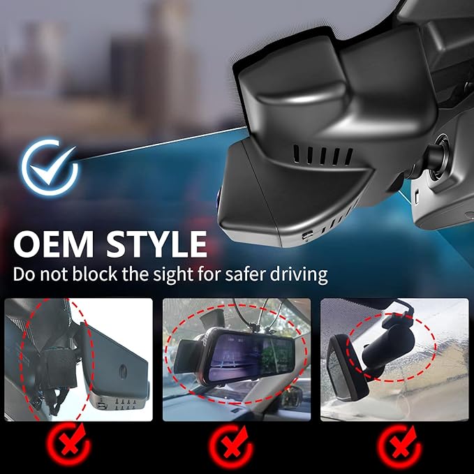 Front 4K HDR Dash Cam STARVIS 2 IMX678, Custom Fit for Subaru Crosstrek 2024 2025 2026(Model B), Base Limited Premium Sport Wilderness etc, 5GHz WiFi, GPS, 64GB Card