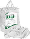 Premium White T-Shirt Cleaning Rags (2 lbs. Bag) – White Cotton Rags for Cleaning, Staining, Painting, Oil, Grease & Dust Removal – Shop Rags Bulk for Multipurpose use