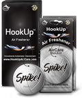 Volleyball Car Air Freshener by HookUp - 2 Pack - Black Gold Scent (Extra Strong) | Unique Volleyball Gift for Players, Coach, Fans | Hanging Car Accessory with Long Lasting Fresheners Smell