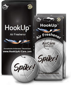 Volleyball Car Air Freshener by HookUp - 2 Pack - Black Gold Scent (Extra Strong) | Unique Volleyball Gift for Players, Coach, Fans | Hanging Car Accessory with Long Lasting Fresheners Smell