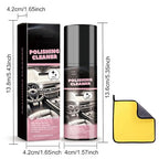 XIRUJNFD Car Interior Protectant Spray, Car Interior Cleaner, 100ml Interior Detailer Spray, Polishing Cleaner, All Purpose Vehicle Interior Polish (1)