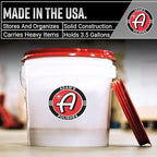 Adam's Polishes Wash Bucket (3.5 Gallon Bucket + Grit Guard) - Car Detailing Tool for Car Washing & Garage Storage | Stores Car Wash Soap, Foam Cannon, Foam Gun, Microfiber Towels & More