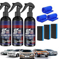 3 in 1 Spray Coating Agent, Car Coating Spray for Shine & Protection, Fast-Acting Coating Spray, Waterless Wash, Nanospray for Cars (3PCS x 120ml)