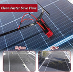 Telescopic Solar Panel Cleaning Brush Kit - 3-12M Reach, 35/55Cm Brush Head, Water Hose Compatible, Perfect for Solar Panels, Windows, Roofs, Pools & Rvs,55cm Brush Head,6M