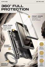 SUPCASE for Z Fold 6 Case with S Pen Holder [UB Pro Mag] [Compatible with MagSafe] [Military Grade Protection] [Built-in Screen Protector & Magnetic Ring Holder] Rugged Shockproof Phone Case, Tigray