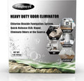 Car Deodorizer Odor Eliminator, Chlorine Dioxide Odor Removal, Fast-Release Clo2 Vapor Eliminate Odor for Car and Home, 100% Without Fragrance or Residue.