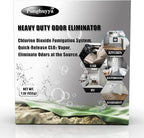 Car Deodorizer Odor Eliminator, Chlorine Dioxide Odor Removal, Fast-Release Clo2 Vapor Eliminate Odor for Car and Home, 100% Without Fragrance or Residue.