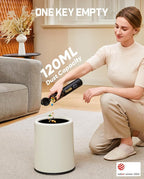 Fanttik V8 Mate Upgraded Cordless Car Vacuum, Portable Mini Vacuum with 13000pa Suction Power, 2 Suction Modes, Type-C Charge, Handheld Vacuum for Car, Small Tasks, Keyboards, Office Desk (Black)