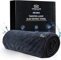 Crystal Clean XL (28x36) Car Drying Towel - 70/30 Korean Blend Car Towel with Double Twisted Loop, Professional Detailing Towel for Car Detailers - Quick Dry, Paint Safe & Swirl-Free