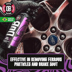 DUB BOYZ Iron Skunk Iron Wheel Cleaner – 16 oz, Color-Changing, Fast-Acting, Safe for All Wheels, Brake Dust and Iron Contaminant Remover (16 Fl Oz) 2 UND