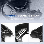 Pair Front Brake Dust Shields Right & Left Side for Tacoma 2.7L 3.5L 4.0L 2005-2023 Replaces 47782-04050 47782-04040