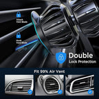 LISEN Magnetic Phone Holder for Car, Car Phone Holder Magnetic with Upgraded Clip & Ultra 6 Strong Magnets, Magnetic Car Phone Mount Magnet for Car Automobile Cradles, Soporte de Telefono para carro