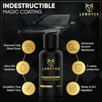 Graphene Ceramic Coating for Car – 7+ Years Durability – Nano Shield for Automobile Paint – Anti Scratch Protection – Gloss Enhancer – DIY Detailing Solution – Shiny Exterior Finish