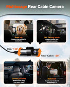 Vantrue N5S 4 Channel 360 Degree 2.7K Dash Cam, 4CH STARVIS 2 Night Vision, 2.7K+1080P*2+1440P Front Rear Inside Dashcam, 24/7 Buffered Parking Mode, WiFi, Voice Control, Dual GPS, Support 1TB Max