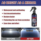 3 in 1 Spray Coating Agent, Car Coating Spray for Shine & Protection, Fast-Acting Coating Spray, Waterless Wash, Nanospray for Cars (3PCS x 120ml)