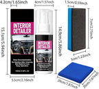 Car Interior Cleaner By, Convenient to Use, Fits All Car Interior Materials(1set)
