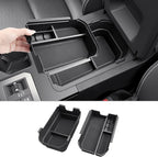 CDEFG 2PCS for 2024 2025 Land Cruiser Center Console Organizer Compatible with 2024 2025 Toyota Land Cruiser 250 Prado J250 LC250 Accessories Middle Console Dual Layer Storage Box(Not Fit Cool Box)
