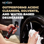 Nexgen Wheel and Engine Cleaner (16oz) – Removes Brake Dust, Grease, & Road Grime - On-the-Go Car Detailing - Car Cleaning Supplies
