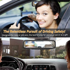 VT1 1080P Wired Car Backup Camera Kit, Easy to Install for Continuous or Reversing Viewing, 4.3" in-Mirror Clip-on Monitor with HD Backup Camera for Cars, Pickups, SUVs, Vans, Sedans, Trucks