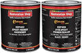 Custom Shop - Black Epoxy Primer/Sealer 2.1 VOC (2-Gallon Kit) Anti-Corrosive DTM High-Performance Primer for Automotive and Industrial use Kit= 1 Gal. Epoxy Primer +1 Gal. Epoxy Hardener (1-1 Mix)