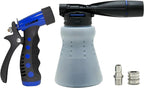 Veloci Performance MTM Hydro GHF1 Low Pressure Garden Hose Foam Cannon and Sprayer Gun for Car Wash, Cleaning Decks and Recreational Vehicles
